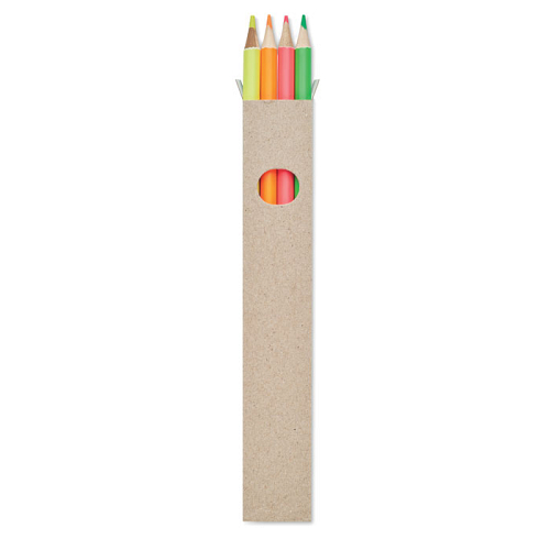 4 creioane tip marker in cutie 1