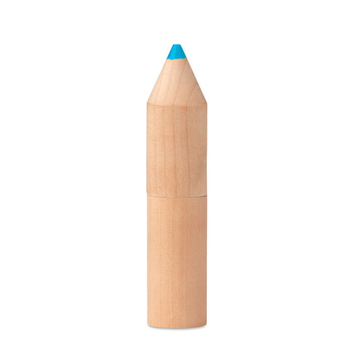 6 creioane in cutie de lemn 1