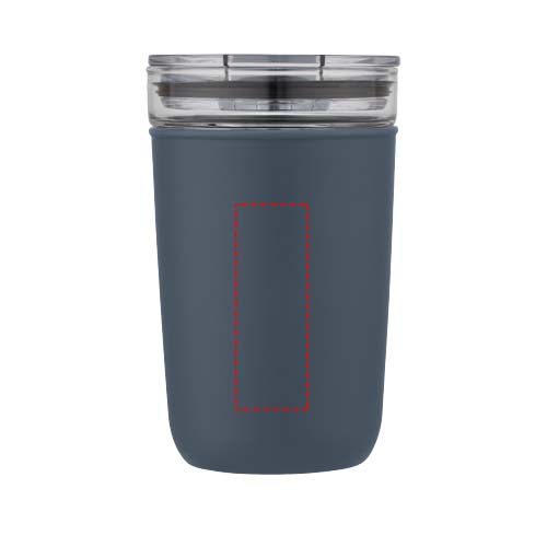 Bello 420 ml glass tumbler with recycled plastic outer wall 4