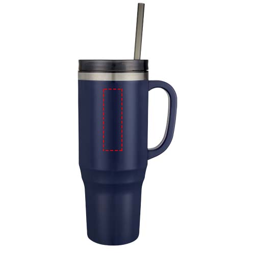 Melbourne 1200 ml RCS certified insulated tumbler with straw 4