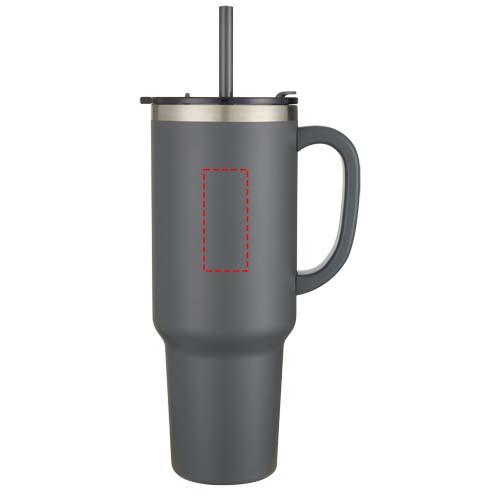Sydney 1200 ml double wall RCS certified copper vacuum insulated tumbler with straw 4