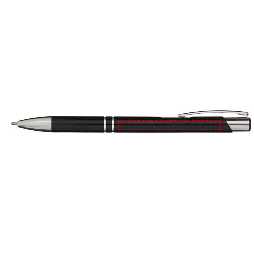 Moneta aluminium click ballpoint pen (blue ink) 4