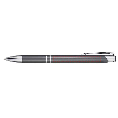 Moneta aluminium click ballpoint pen (blue ink) 4