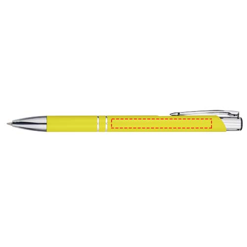 Moneta aluminium click ballpoint pen (blue ink) 4