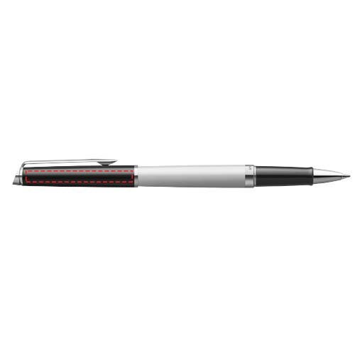 Hemisphere colour blocking rollerball pen with palladium trim (black ink) 4