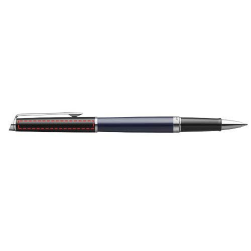 Hemisphere colour blocking rollerball pen with palladium trim (black ink) 4