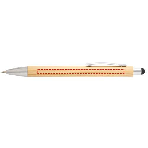 Oblys bamboo ballpoint pen and mechanical pencil set (black ink) 4