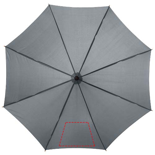 Kyle 23 auto open umbrella wooden shaft and handle 4