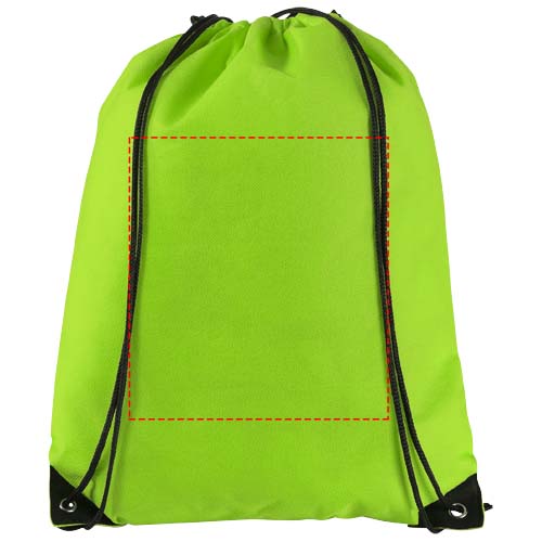 Evergreen non-woven drawstring bag 5L 4