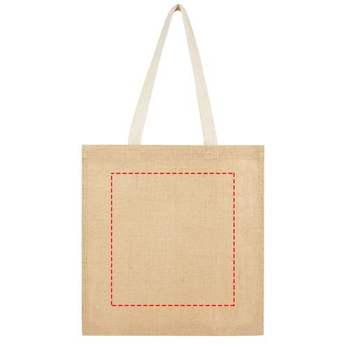 Juta 300 g/m² jute tote bag 7L 4