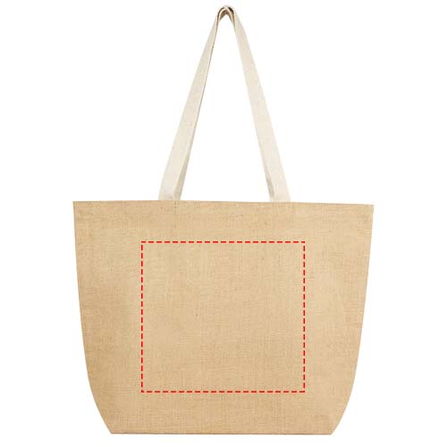 Juta 300 g/m² jute cooler tote bag 12L 4