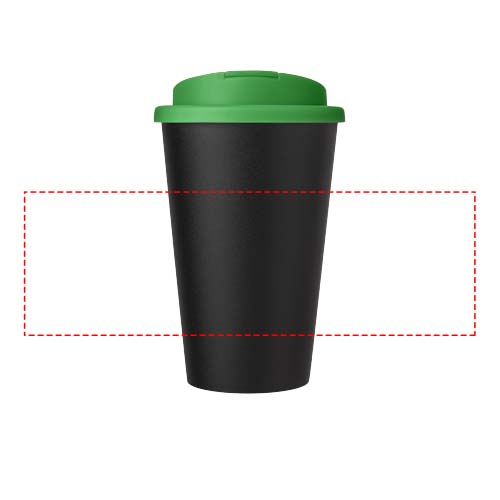 Americano® Eco 350 ml recycled tumbler with spill-proof lid 4