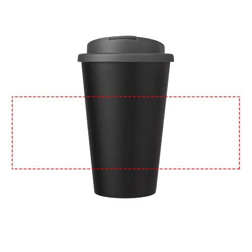 Americano® Eco 350 ml recycled tumbler with spill-proof lid 4