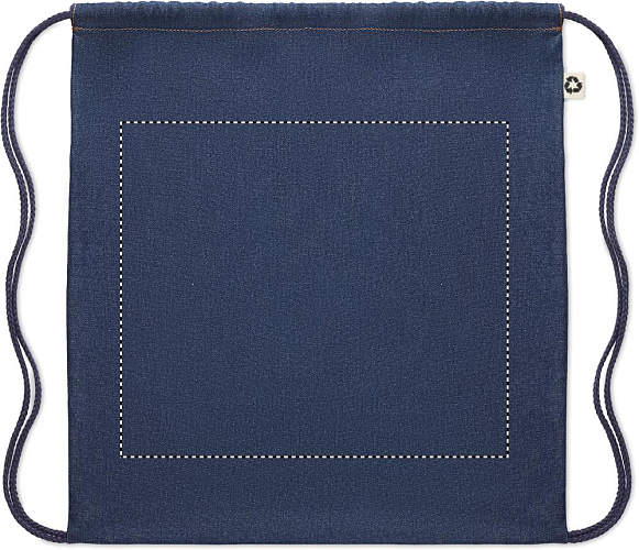 Rucsac cu cordon din denim 2